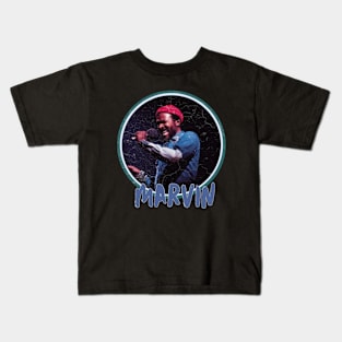 marvin gaye quotes art 90s style retro vintage 70s Kids T-Shirt